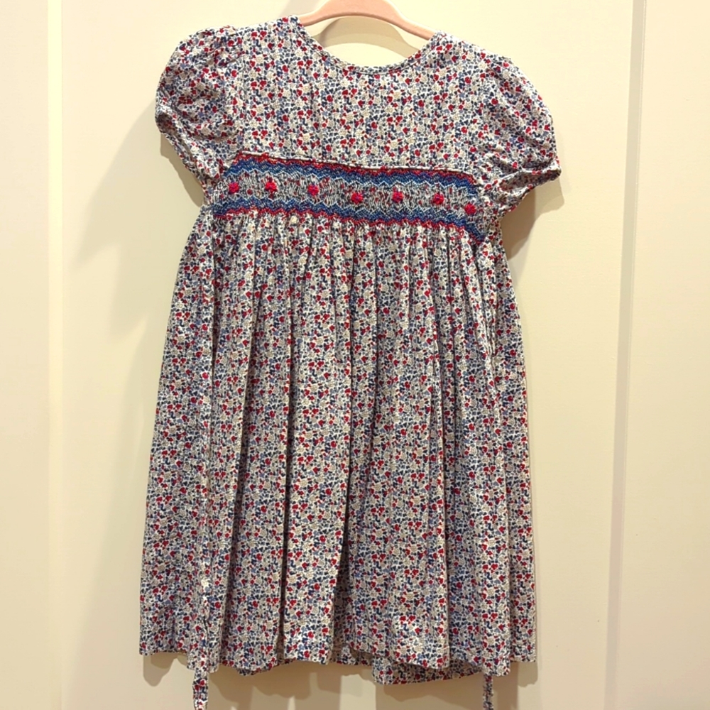 4T Edgehill blue floral dress